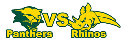 Panthers Vs Rhinos logo